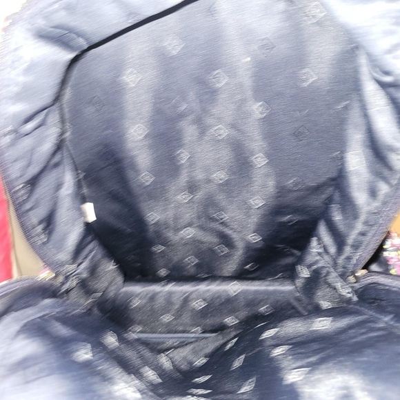 Vera Bradley Navy Floral Backpack - Picture 3 of 6